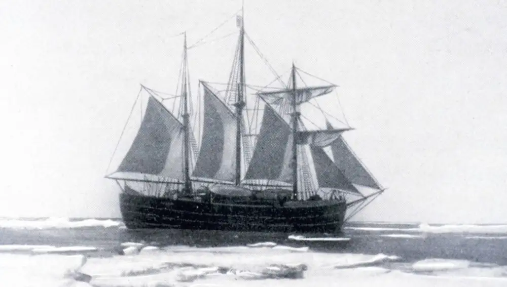 El Fram, barco de la expedición Amundsen | Fuente: Dominio Público