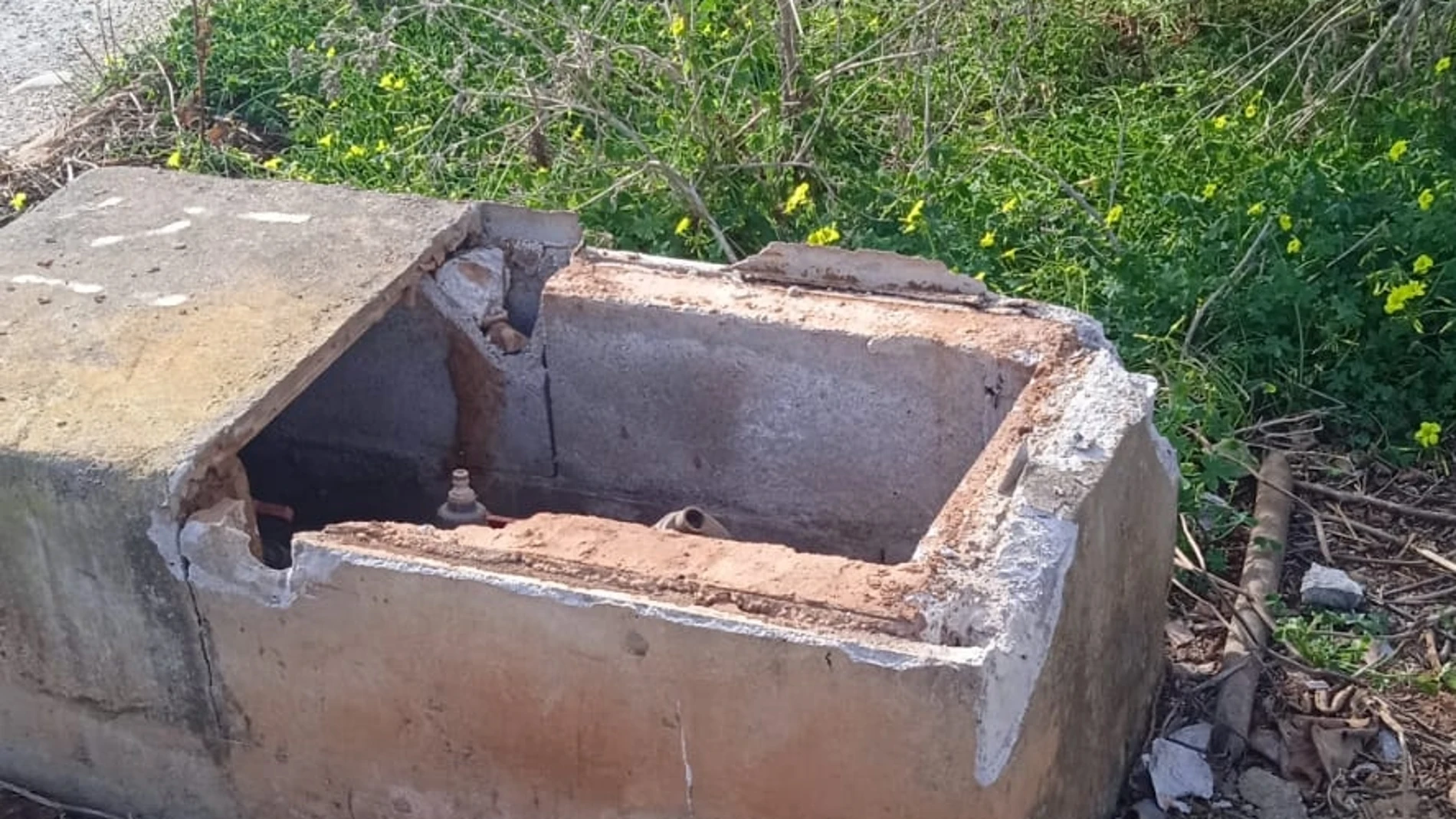 Imagen de un robo en el campo en Castellón