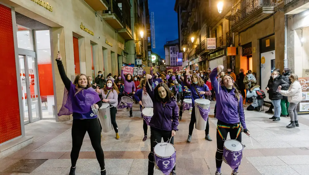 Manifestación por el Día Internacional de la Mujer en Soria