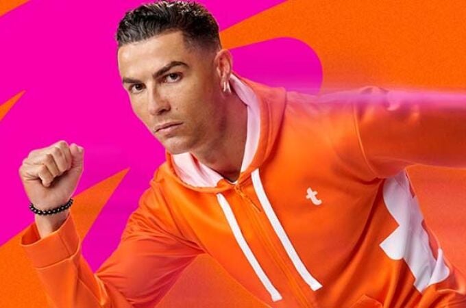 Imagen promocional de Cristiano Ronaldo para la empresa Talabat.