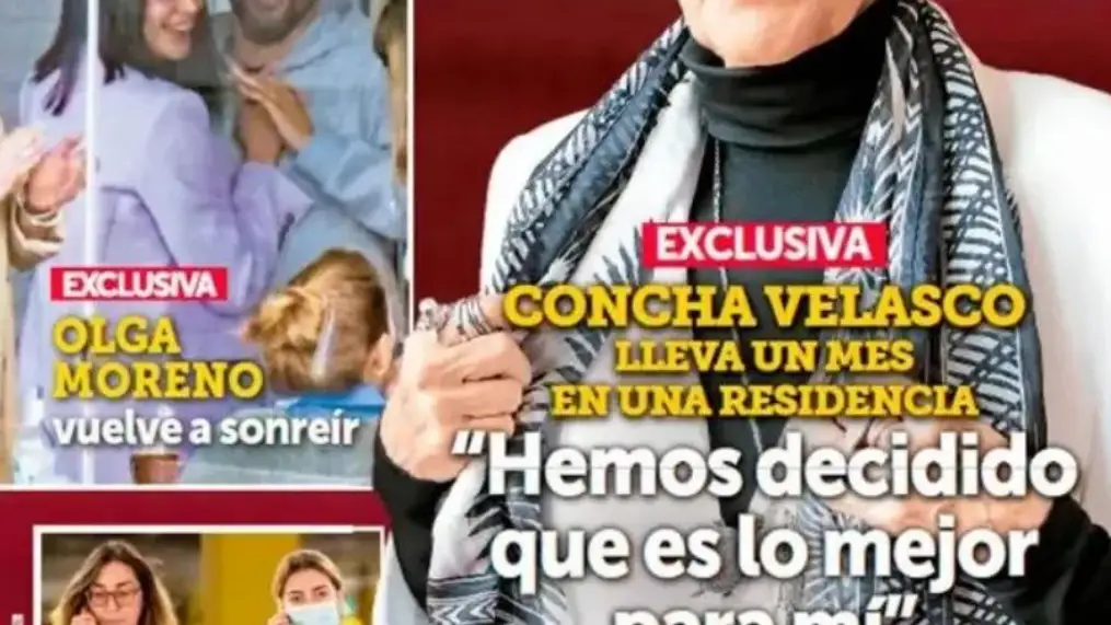 Olga Moreno y su amigo en cuestión en la portada de la revista 'Semana'