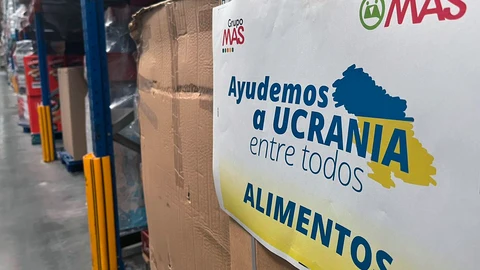 Plan “Ayudemos a Ucrania entre todos” llevado a cabo por Grupo MAS y Fundación MAS
