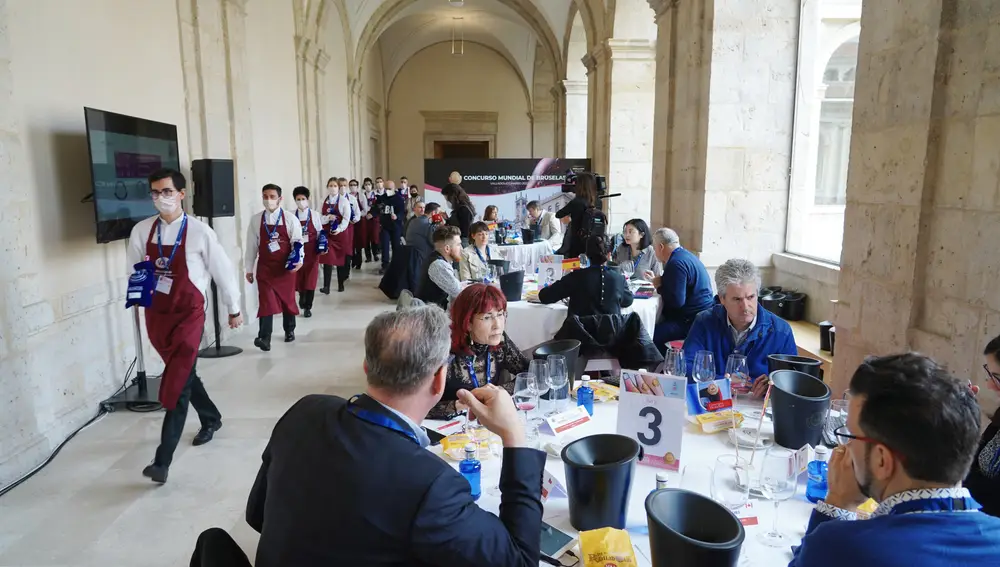 Sesión de Vinos Rosados del Concurso Mundial de Bruselas en 2022