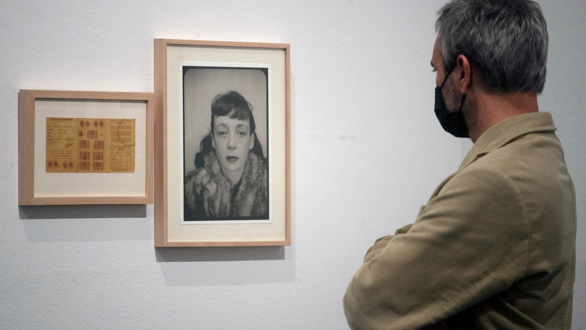 Aspecto de la exposición "Marguerite Duras"en La Virreina Centre de la Imatge