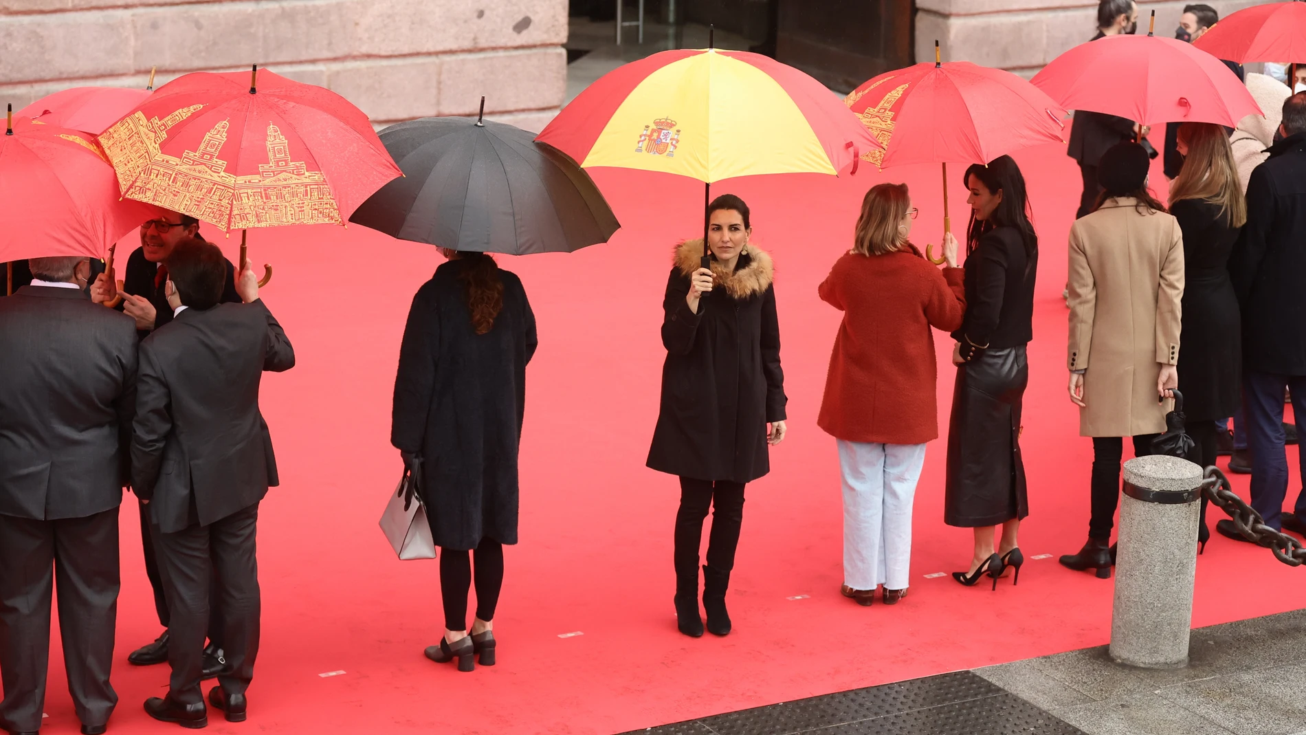 La portavoz del Grupo Parlamentario de Vox, Rocío Monasterio, en el homenaje en recuerdo a las víctimas de los atentados del 11 de marzo