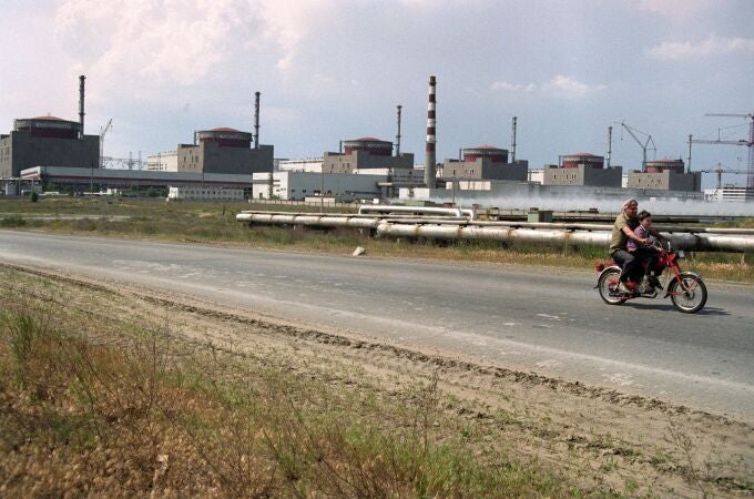 Imagen de la central nuclear de Zaporiyia, en una foto de archivo