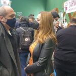 La delegada del Gobierno, Virginia Barcones, visita la Feria del Chorizo de Covaleda