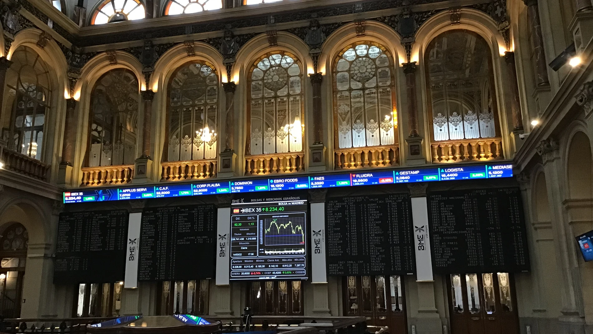 La bolsa española ha vuelto a niveles del comienzo de mes