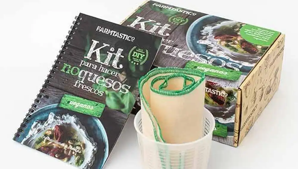 Kit para elaborar quesos ecológicos desde casa.
