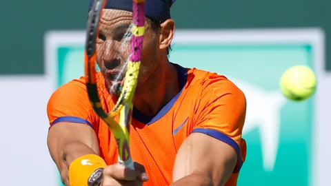 Rafa Nadal buscará contra Reilly Opelka su clasificación para cuartos de final de Indian Wells.