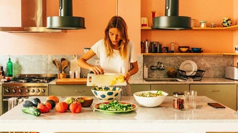 Imagen de la cocina de Nuria Val.