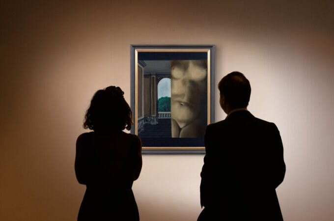 "Le palais de la courtisane", de René Magritte