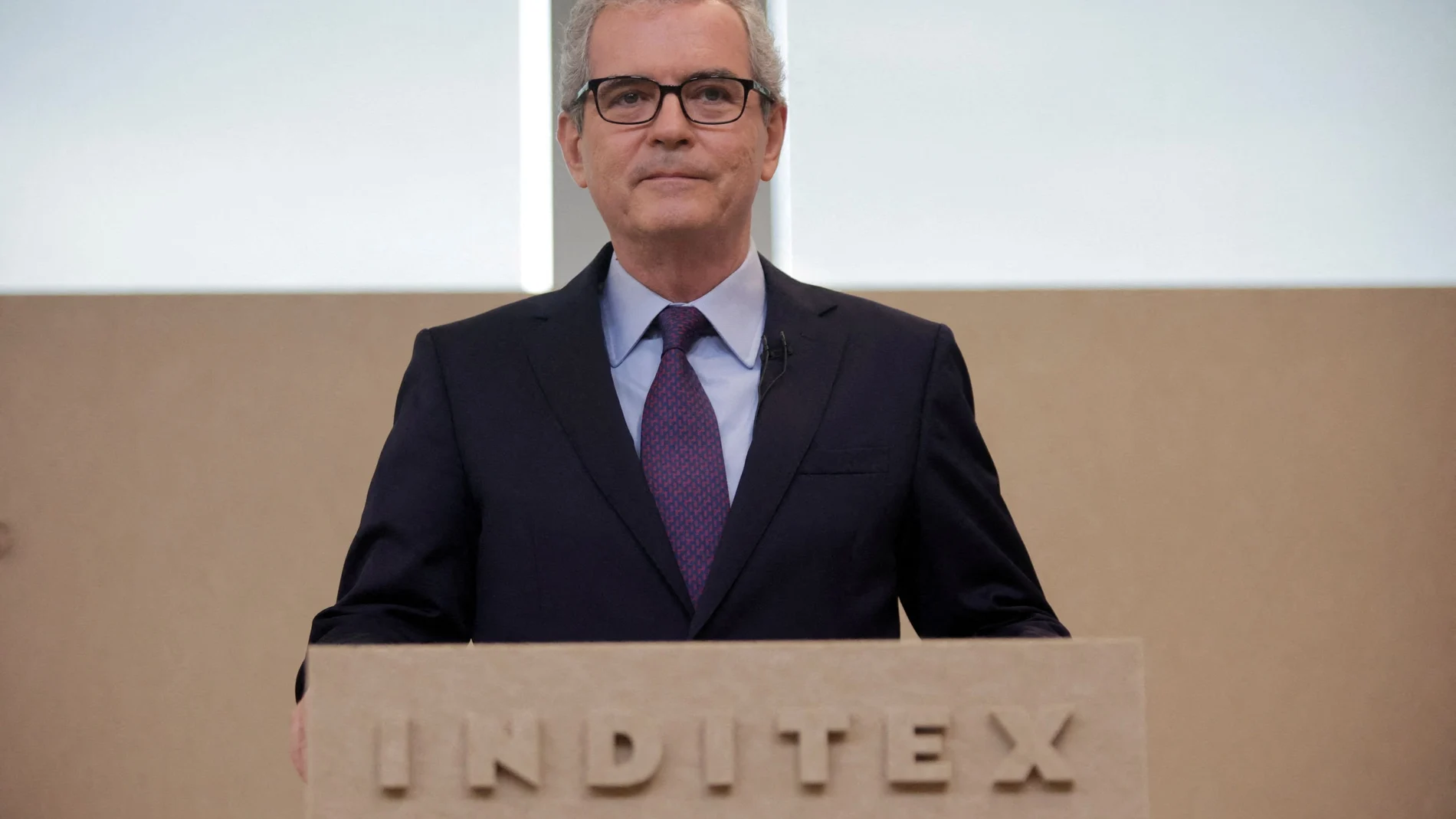 El presidente de Inditex, Pablo Isla, durante la presentación de los resultados de 2021, este miércoles 16 de marzo