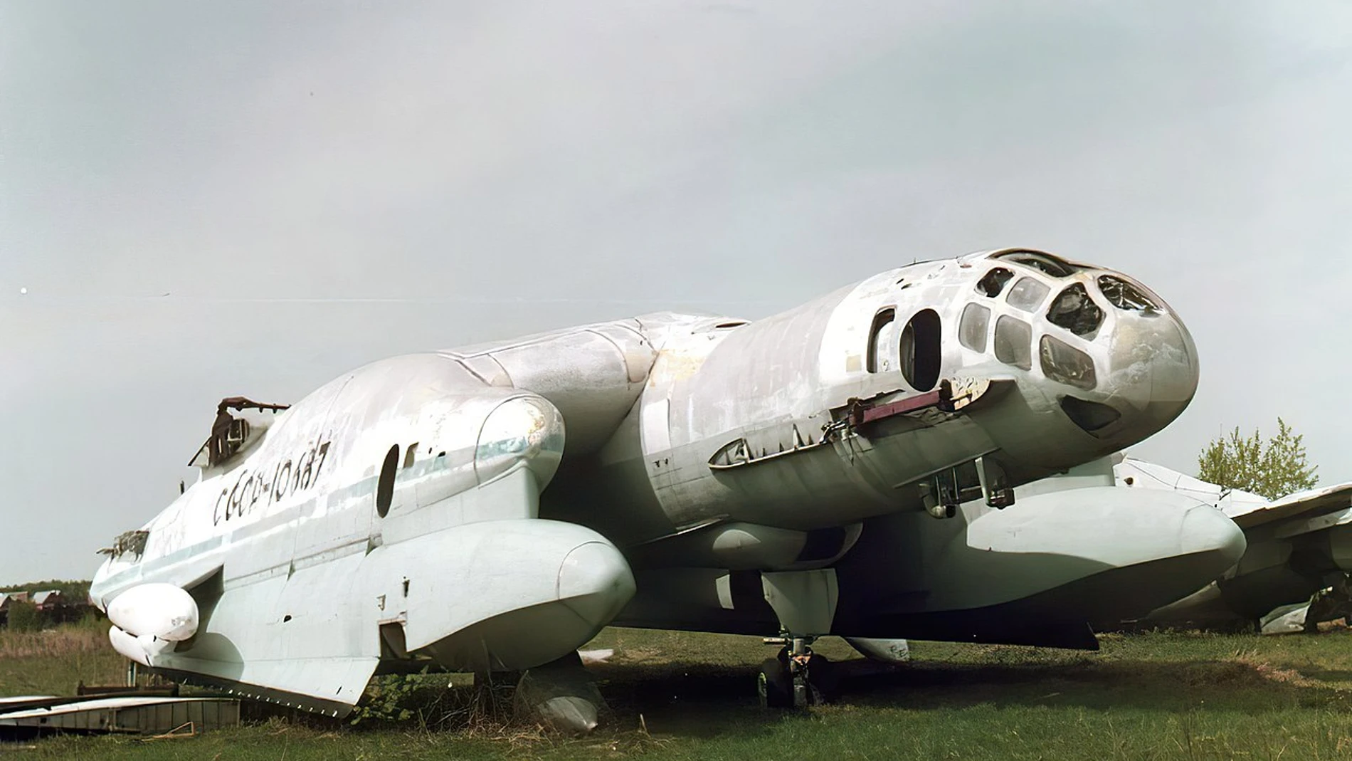 Prototipo del VVA-14 M1 en el Museo de la Aviación de Monino | Fuente: Dominio Público