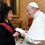  Celáa presenta sus credenciales ante el Papa