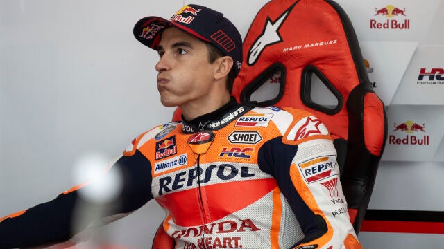 Marc Márquez, durante el Gran Premio de Indonesia
