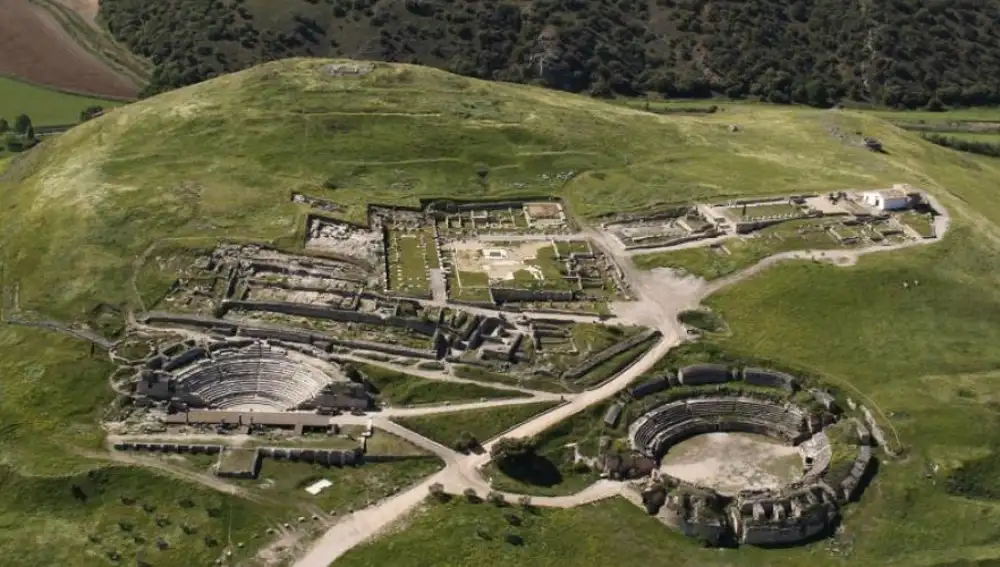 Ruinas romanas en Segóbriga