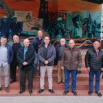 Francisco Requejo durante su visita al Centro Castellano y Leonés del País Vasco