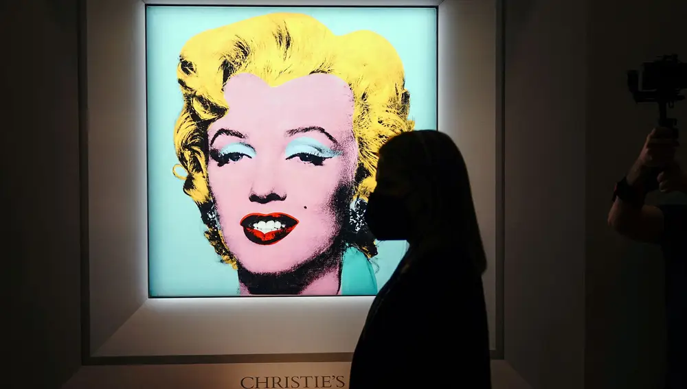 &quot;Shot Sage Blue Marilyn&quot;, la obra de Warhol que se va a subastar en Christie's