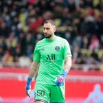 Gianluigi Donnarumma, en un partido de la Liga francesa con la camiseta del Paris Saint Germain