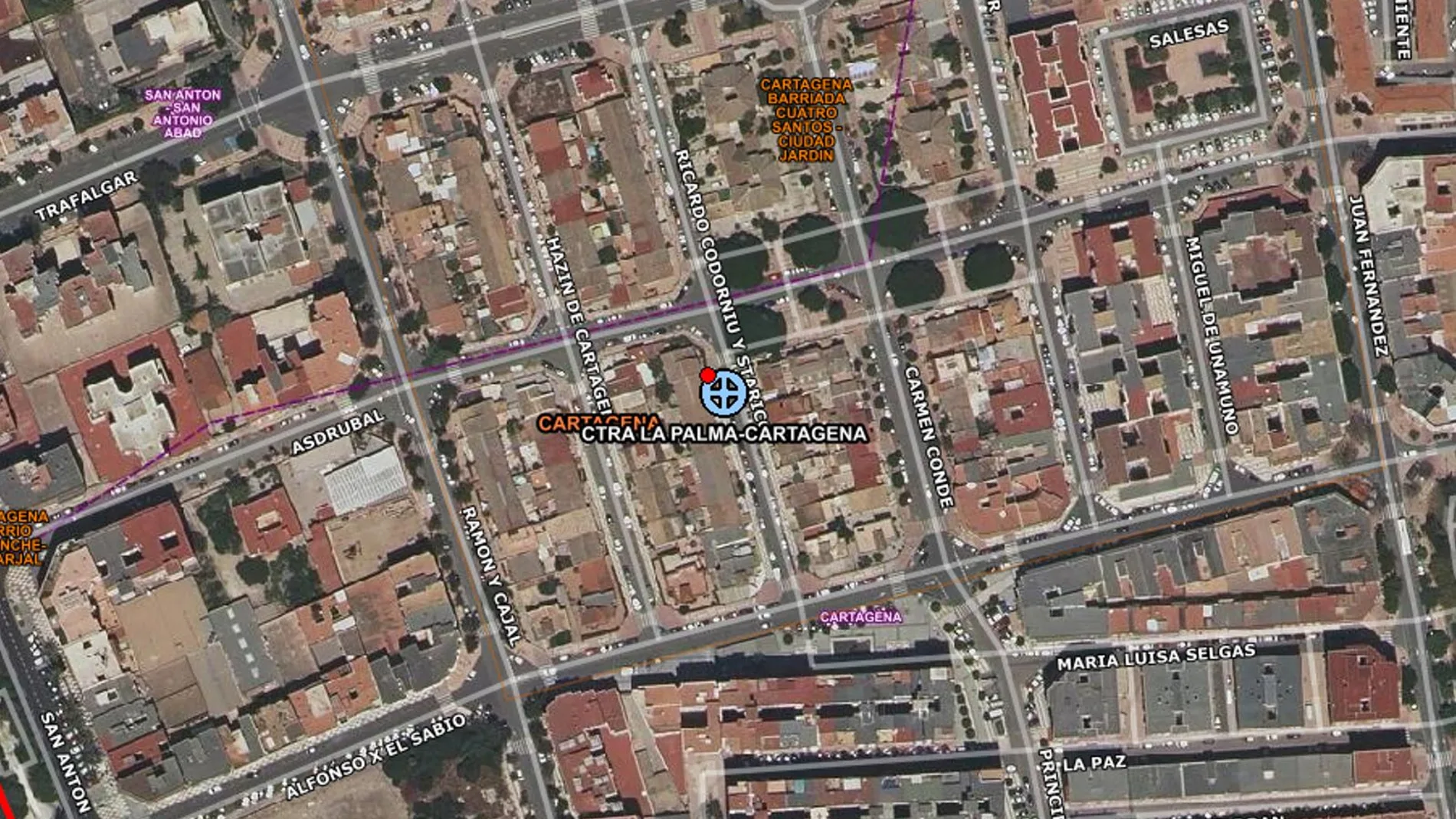 Lugar en el que ha ocurrido la pelea en Cartagena