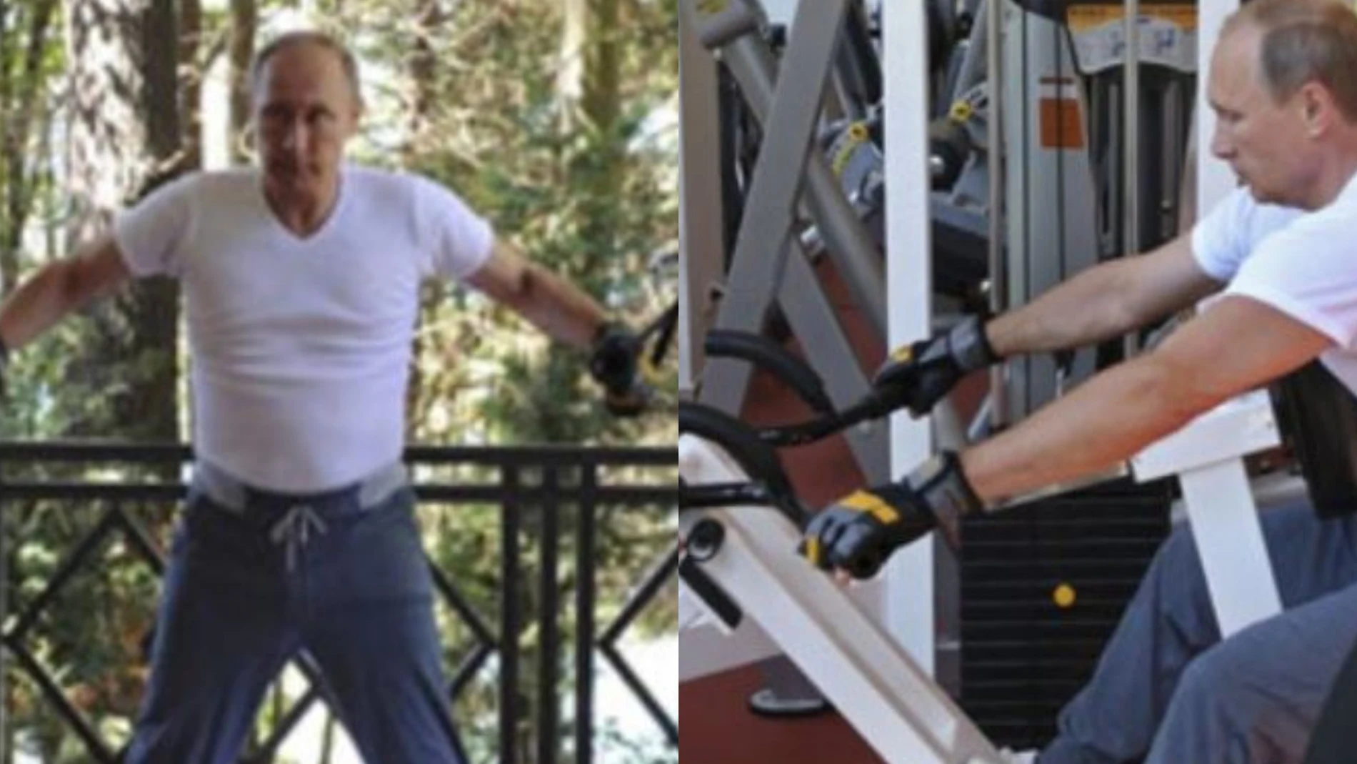 la tabla de ejercicios de Vladimir Putin