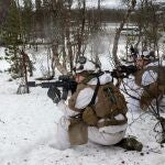Soldados de la OTAN participan en maniobras militares en Noruega