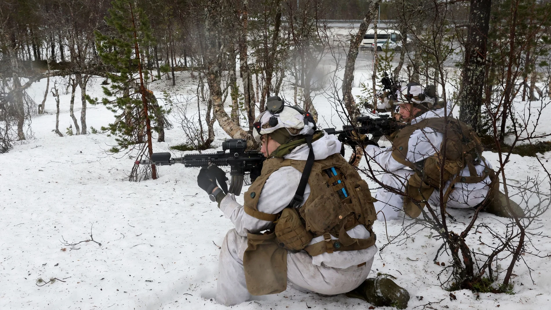 Soldados de la OTAN participan en maniobras militares en Noruega