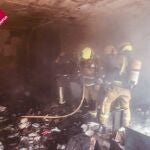 Incendio en Alicante. Imagen de archivo