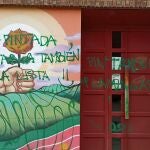 Pintadas en la sede del PSOE de Zamora