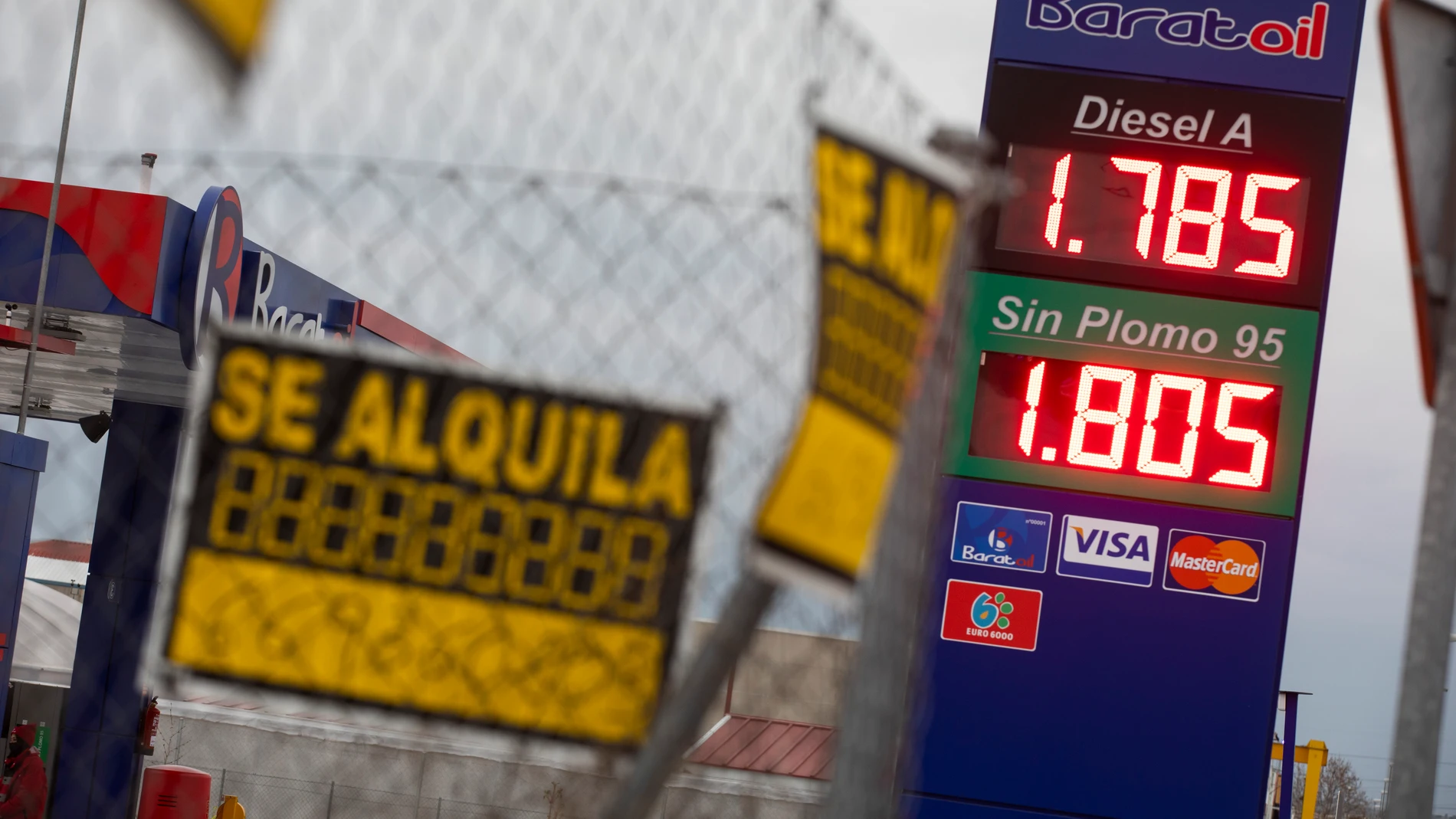 Precios de una gasolinera de Parla (Madrid)
