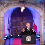 El presidente de EEUU Joe Biden en Polonia