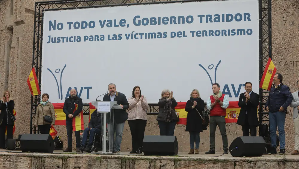 Manifestación de la AVT en Madrid este año