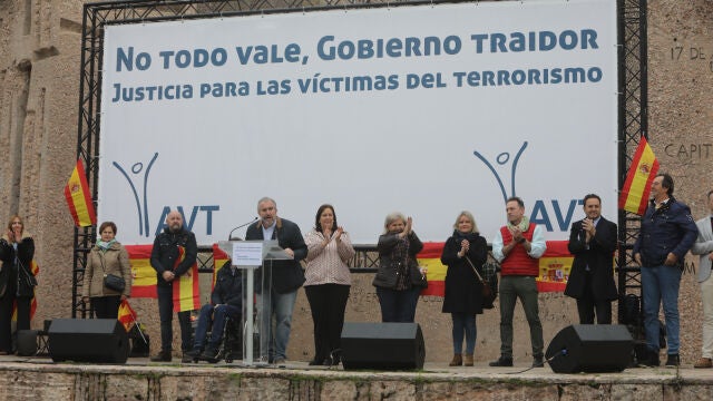 Manifestación de la AVT en Madrid este año