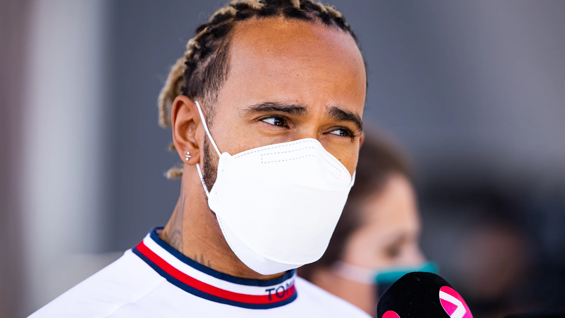 Lewis Hamilton, en el circuito de Jeddah