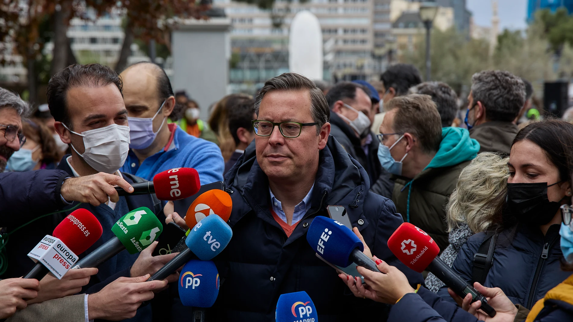 El portavoz parlamentario del Partido Popular en Madrid, Alfonso Serrano