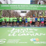 Momento de la salida de la Carrera Madrid en Marcha contra el cáncer 2022