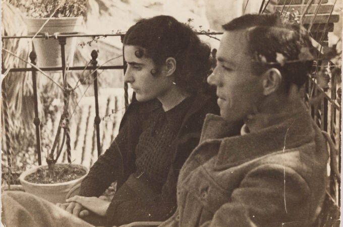 Miguel Hernández y Josefina Manresa en 1937
