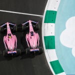 Esteban Ocon y Fernando Alonso