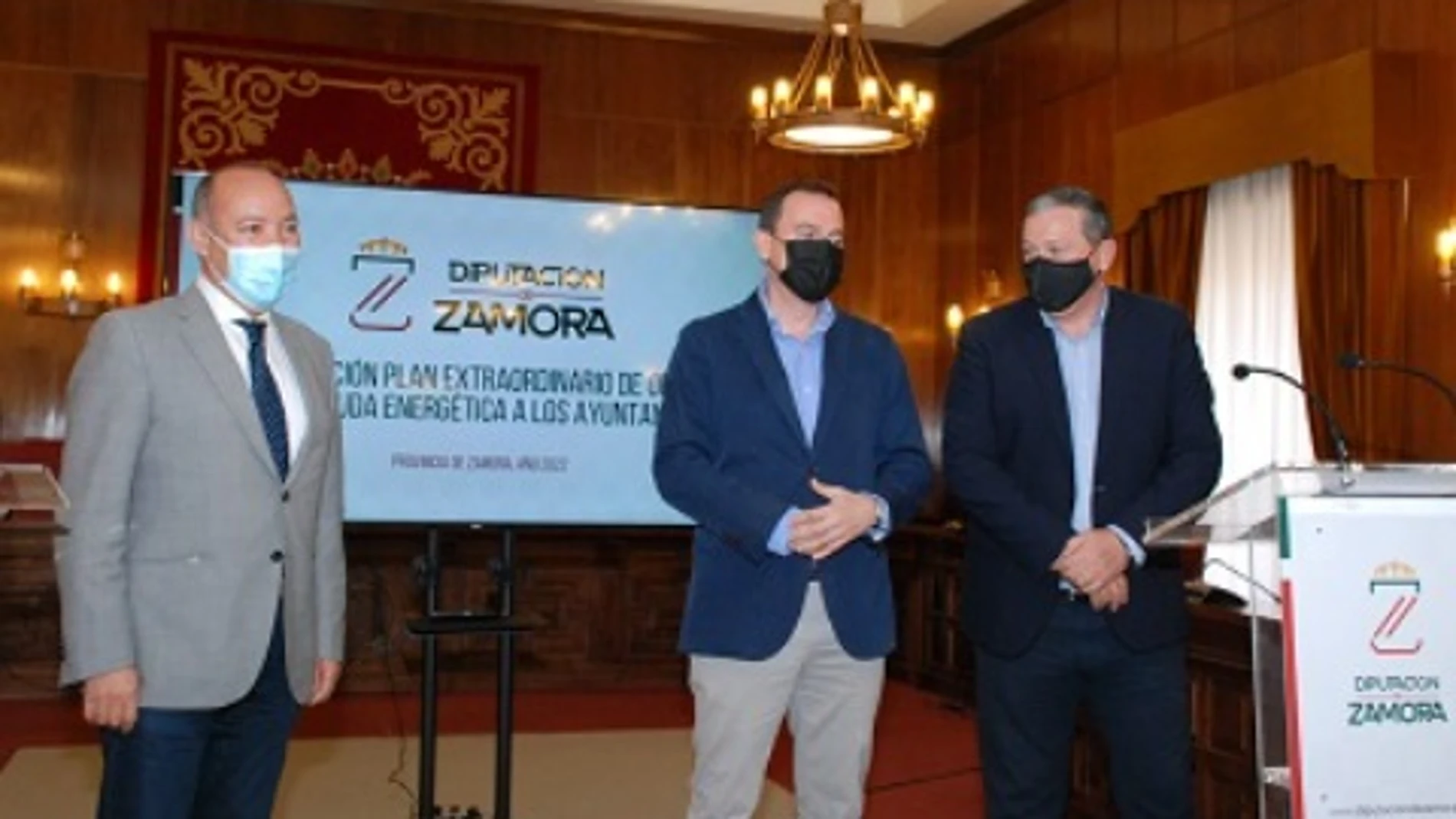El presidente de la Diputación de Zamora, Francisco José Requejo, presenta el Plan Extraordinario de Obras Municipales