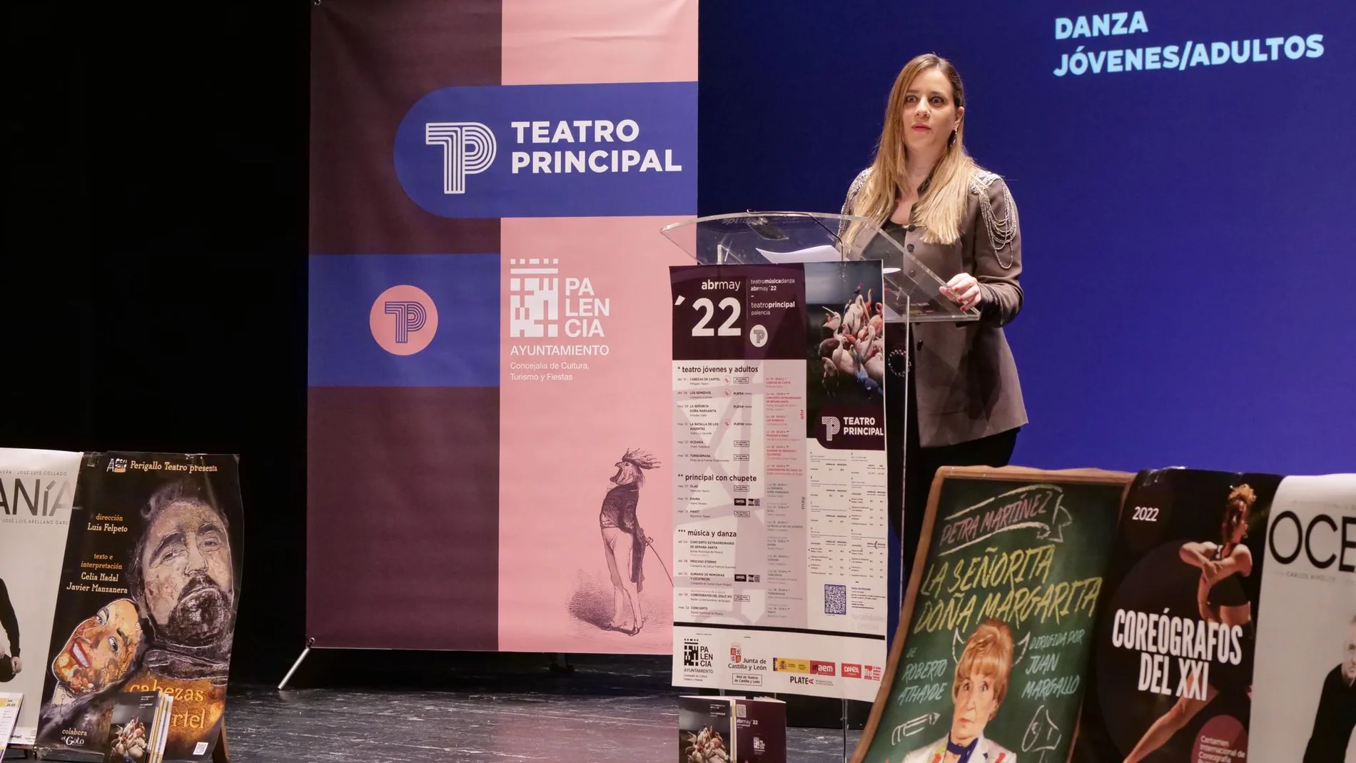La concejal de Cultura y Turismo en el Ayuntamiento de Palencia, Laura Lombraña, presenta la Programación de Primavera