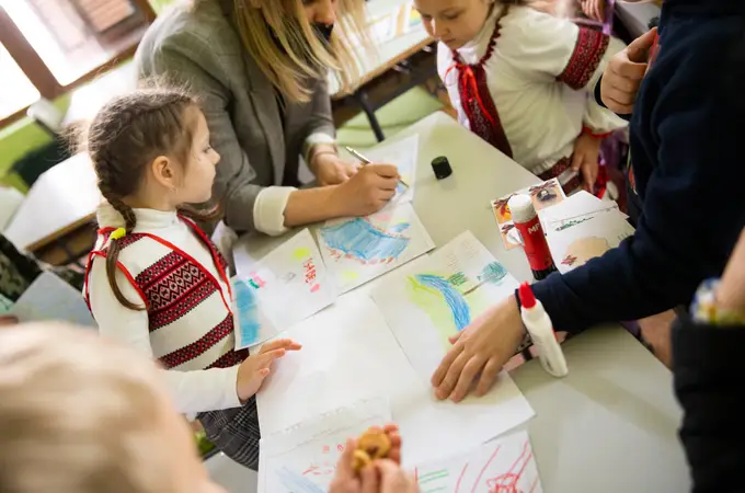 Plan de choque para escolarizar los 20.000 niños ucranianos previstos