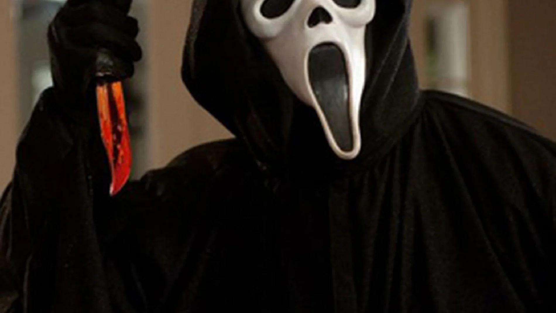 El asesino de la película "Scream"