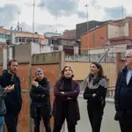 La alcaldesa de Barcelona, Ada Colau, asiste a la inauguración de las viviendas cooperativas de Cirerers en Nou Barri