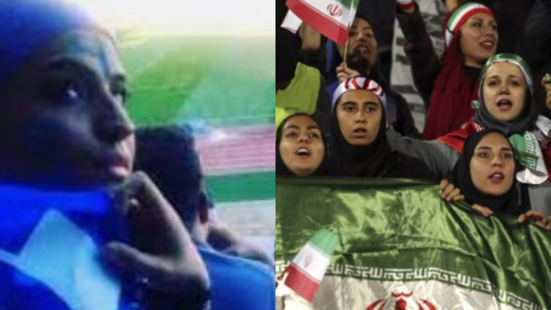 La "Chica de Azul" revolucionó el fútbol iraní pero el veto continúa