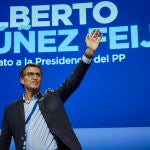Alberto Núñez Feijóo en el XX Congreso Nacional del PP