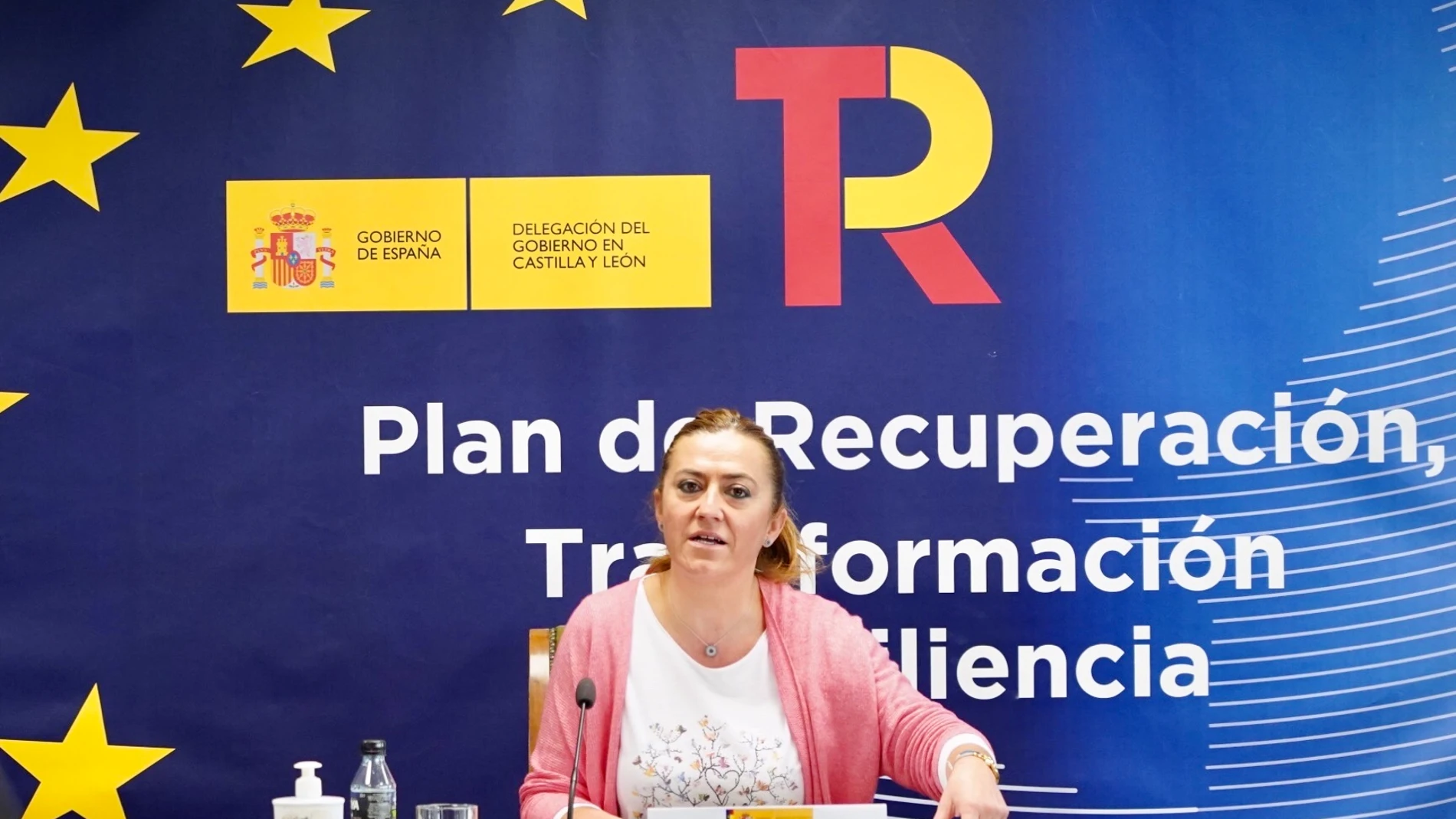 La delegada del Gobierno en Castilla y León, Virginia Barcones, informa sobre la repercusión prevista del Plan Nacional de respuesta a las consecuencias económicas y sociales de la guerra en Ucrania