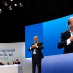 El presidente del PP en Extremadura, José Antonio Monago durante el XX Congreso Nacional del partido en Sevilla