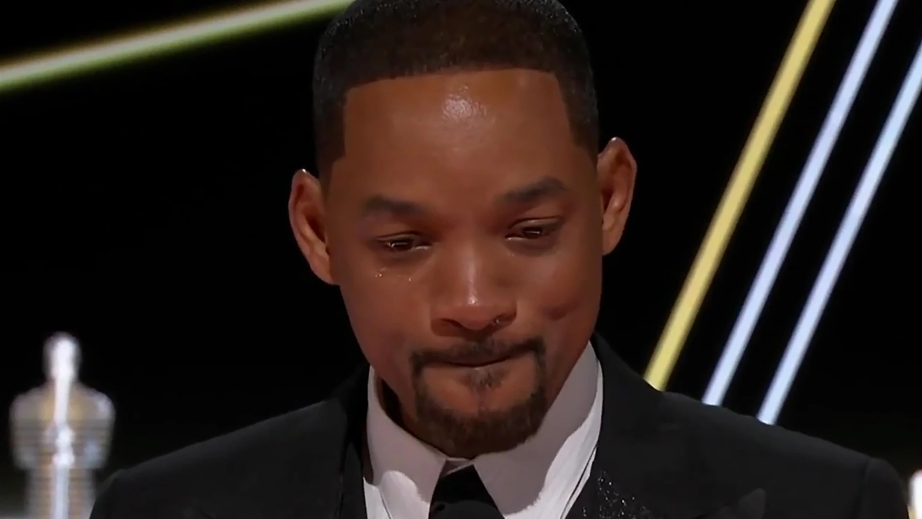 Will Smith durante su discurso en los Oscar 2022