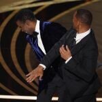Momento en el que Will Smith abofetea a Chris Rock en la pasada gala de los Oscar